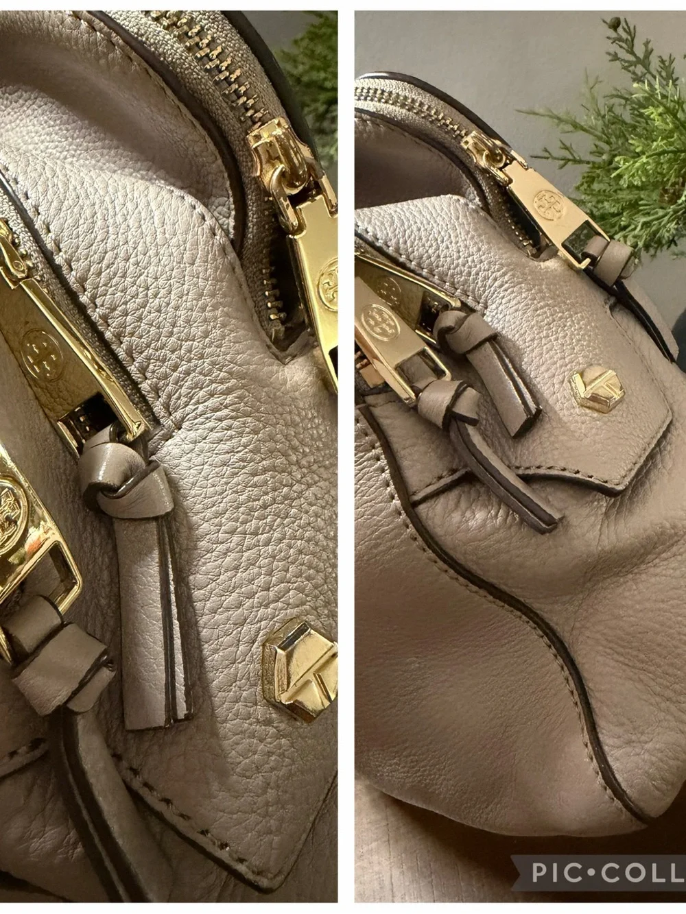 Tory Burch Thea Triple Zip Satchel Bag